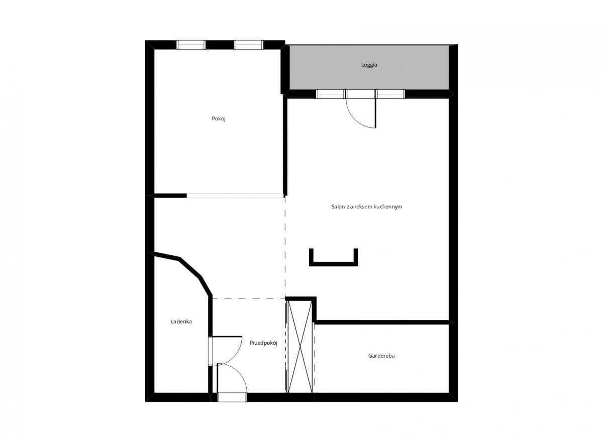 Mieszkanie 2 pokojowe na Sprzedaż