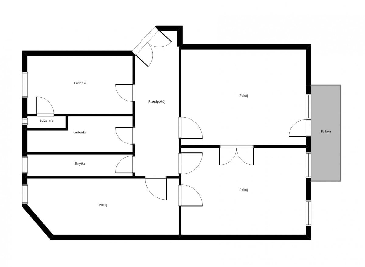 Mieszkanie 3 pokojowe na Sprzedaż