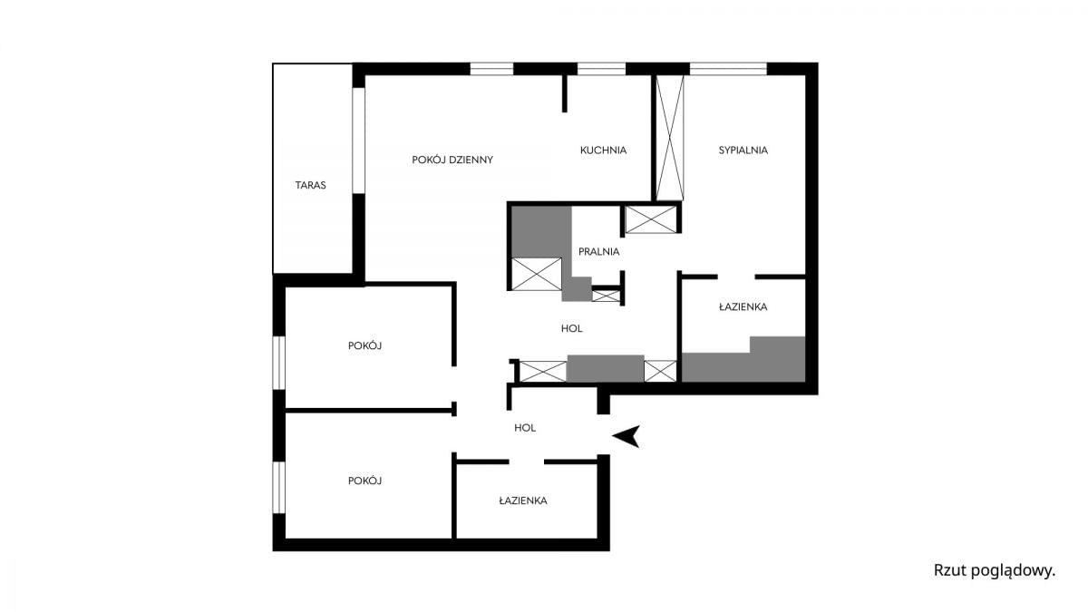 Mieszkanie 4 pokojowe na Wynajem