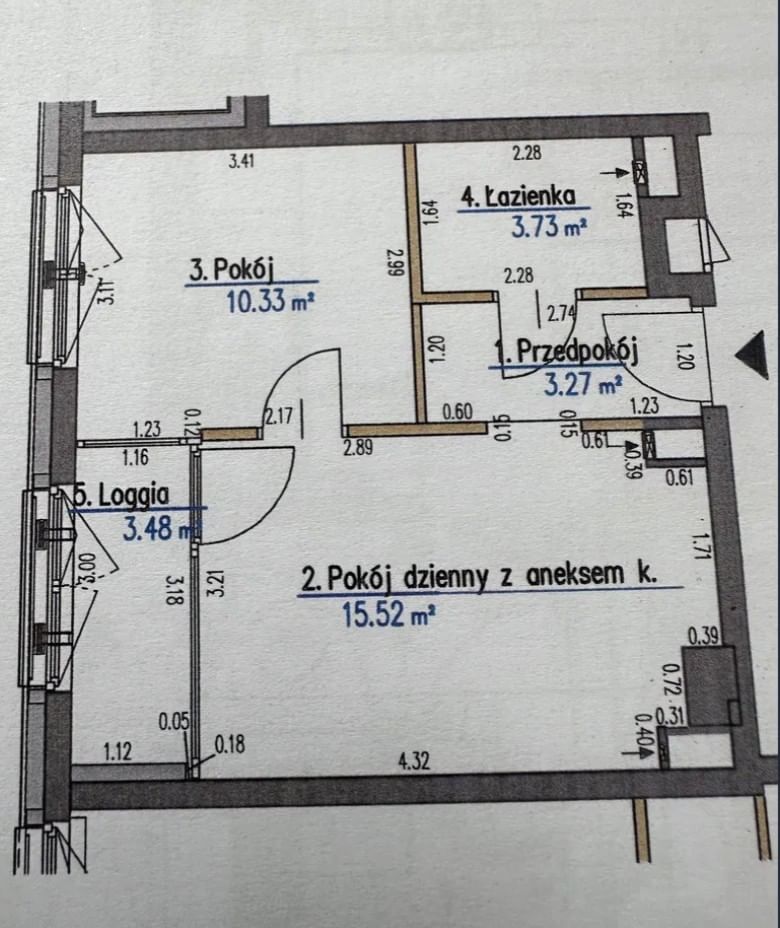 Mieszkanie 2 pokojowe na Sprzedaż