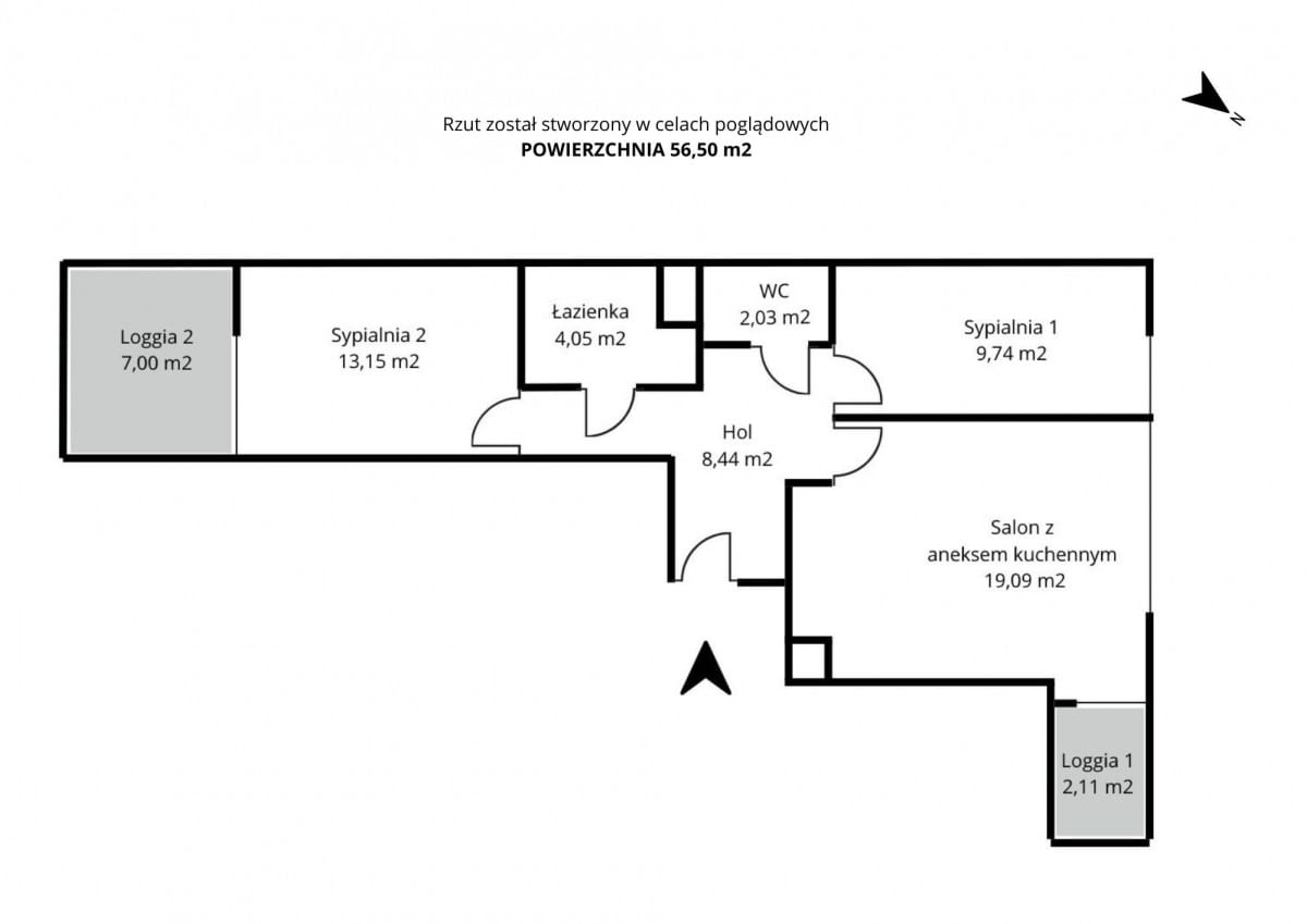 Mieszkanie 3 pokojowe na Wynajem
