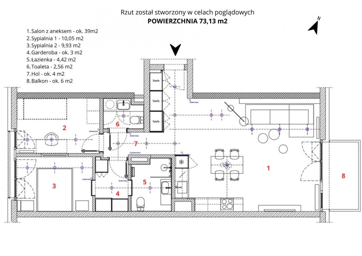 Mieszkanie 3 pokojowe na Sprzedaż