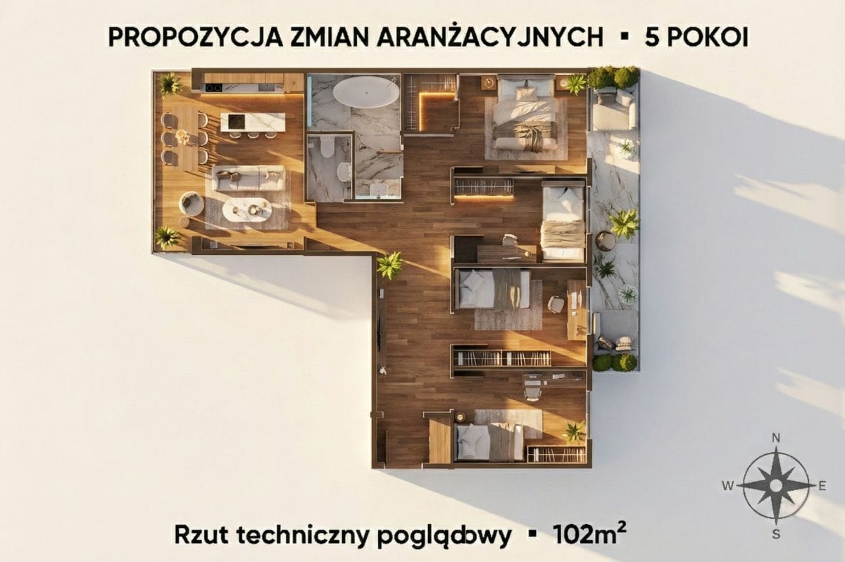 Mieszkanie 3 pokojowe na Sprzedaż