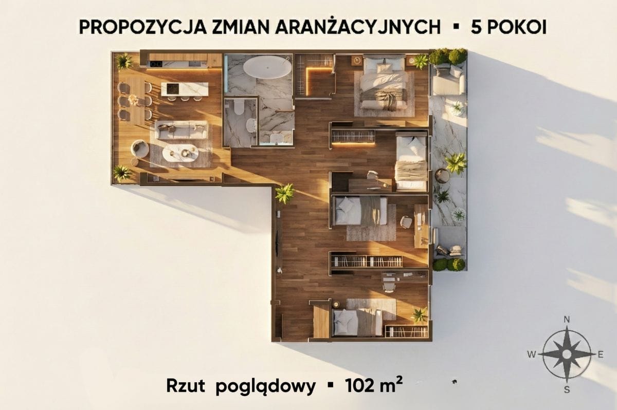 Mieszkanie 3 pokojowe na Sprzedaż