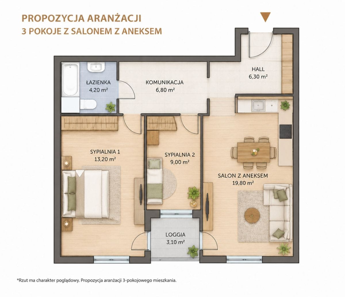 Mieszkanie 2 pokojowe na Sprzedaż