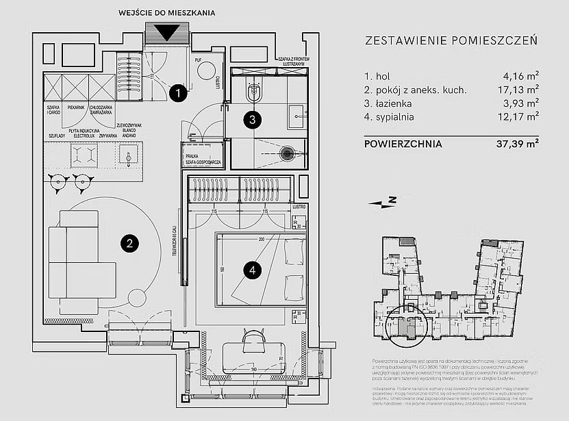 Mieszkanie 2 pokojowe na Sprzedaż