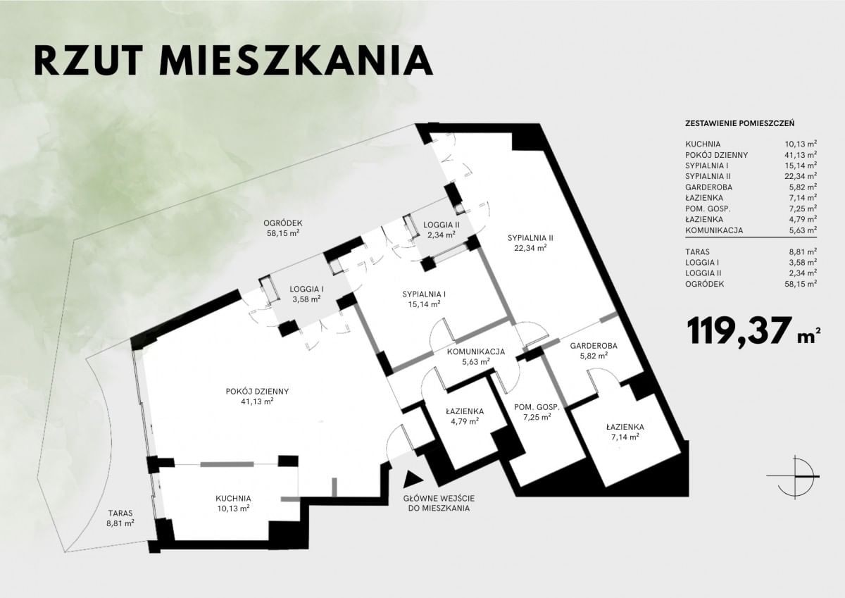 Mieszkanie 3 pokojowe na Sprzedaż