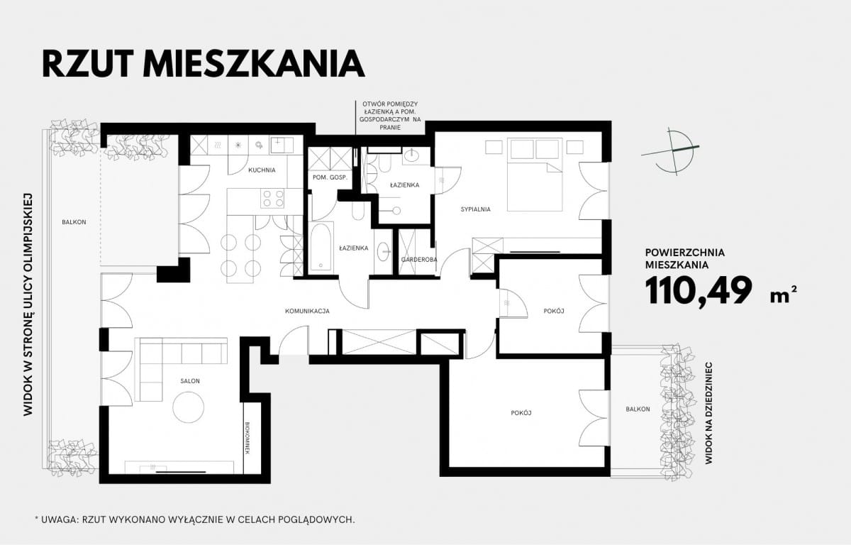 Mieszkanie 4 pokojowe na Sprzedaż