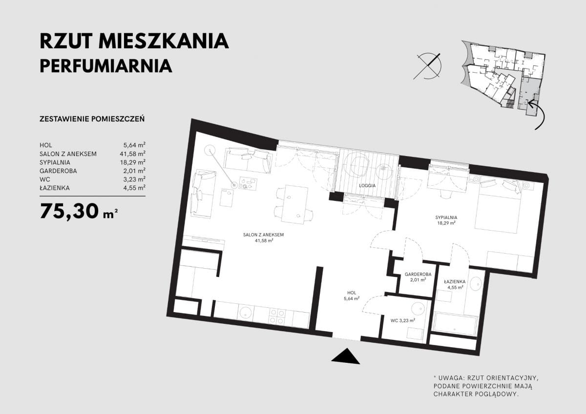 Mieszkanie 2 pokojowe na Sprzedaż