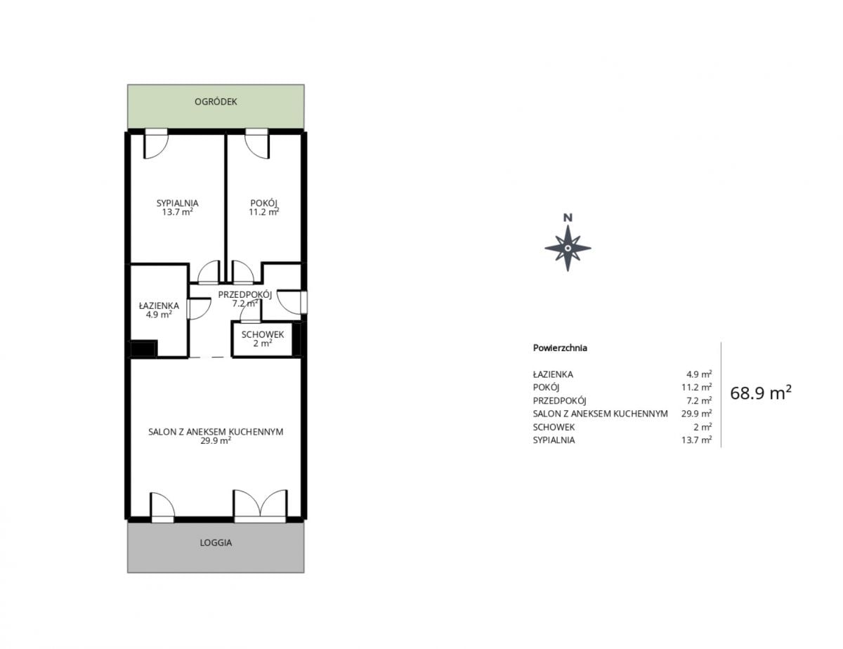 Mieszkanie 3 pokojowe na Sprzedaż