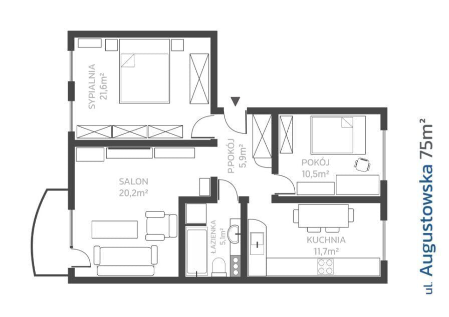 Mieszkanie 3 pokojowe na Sprzedaż