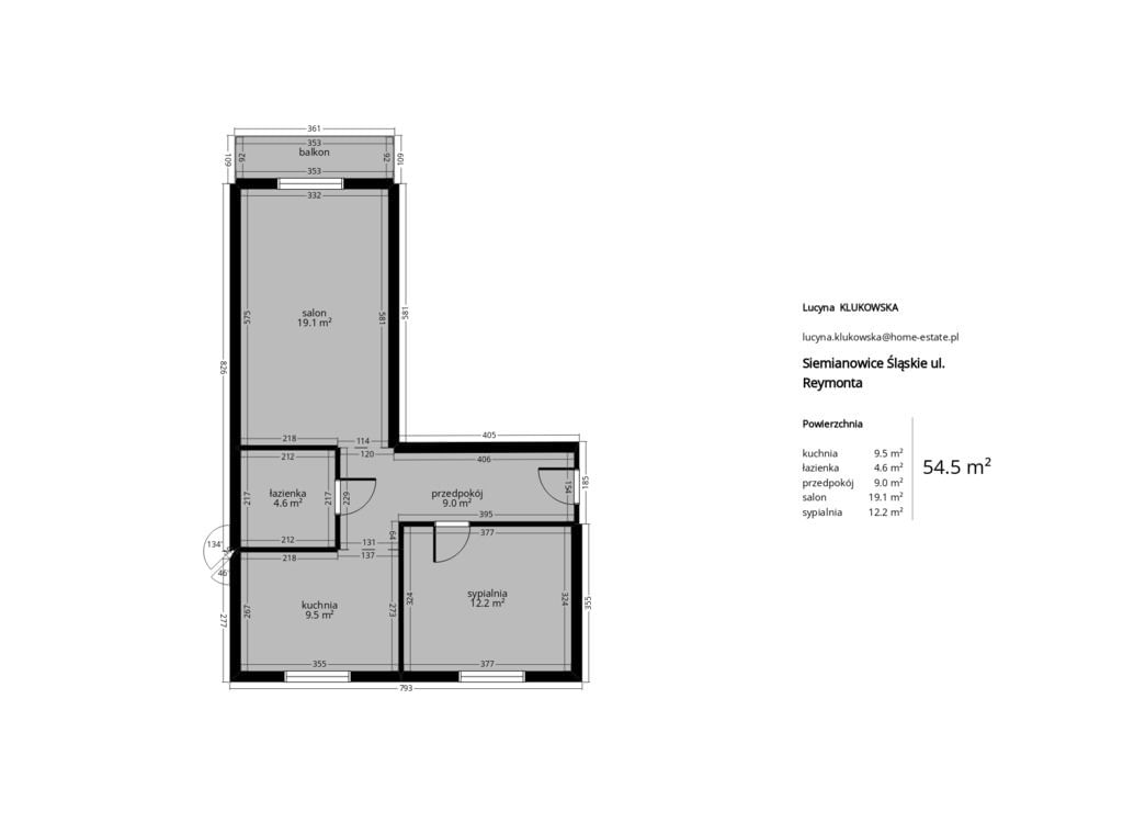 Mieszkanie 2 pokojowe na Sprzedaż