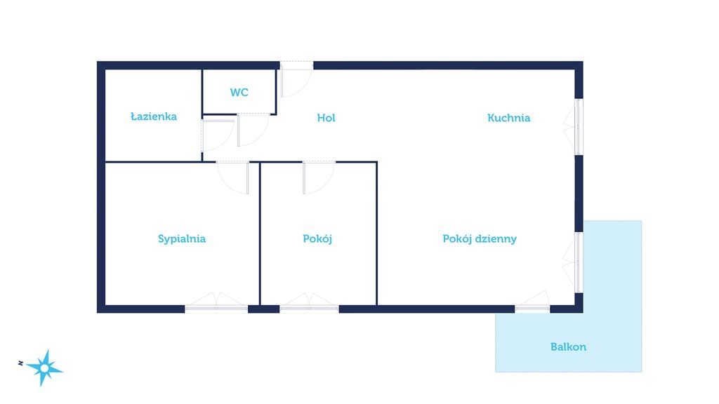 Mieszkanie 3 pokojowe na Sprzedaż