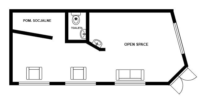 Lokal użytkowy  pokojowe na Wynajem