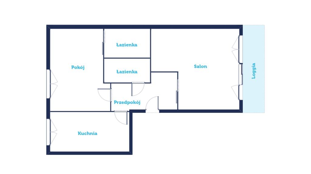 Mieszkanie 2 pokojowe na Sprzedaż