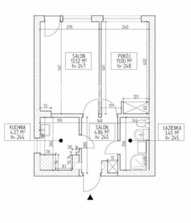 Mieszkanie 2 pokojowe na Sprzedaż