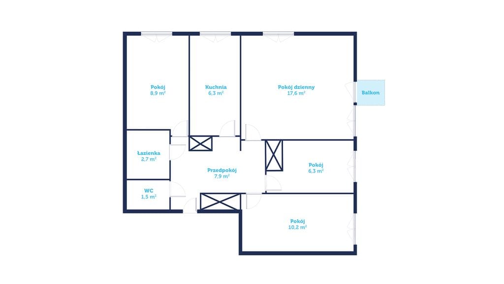 Mieszkanie 4 pokojowe na Sprzedaż