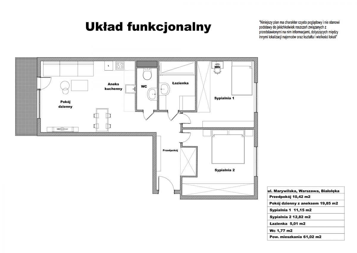 Mieszkanie 3 pokojowe na Sprzedaż