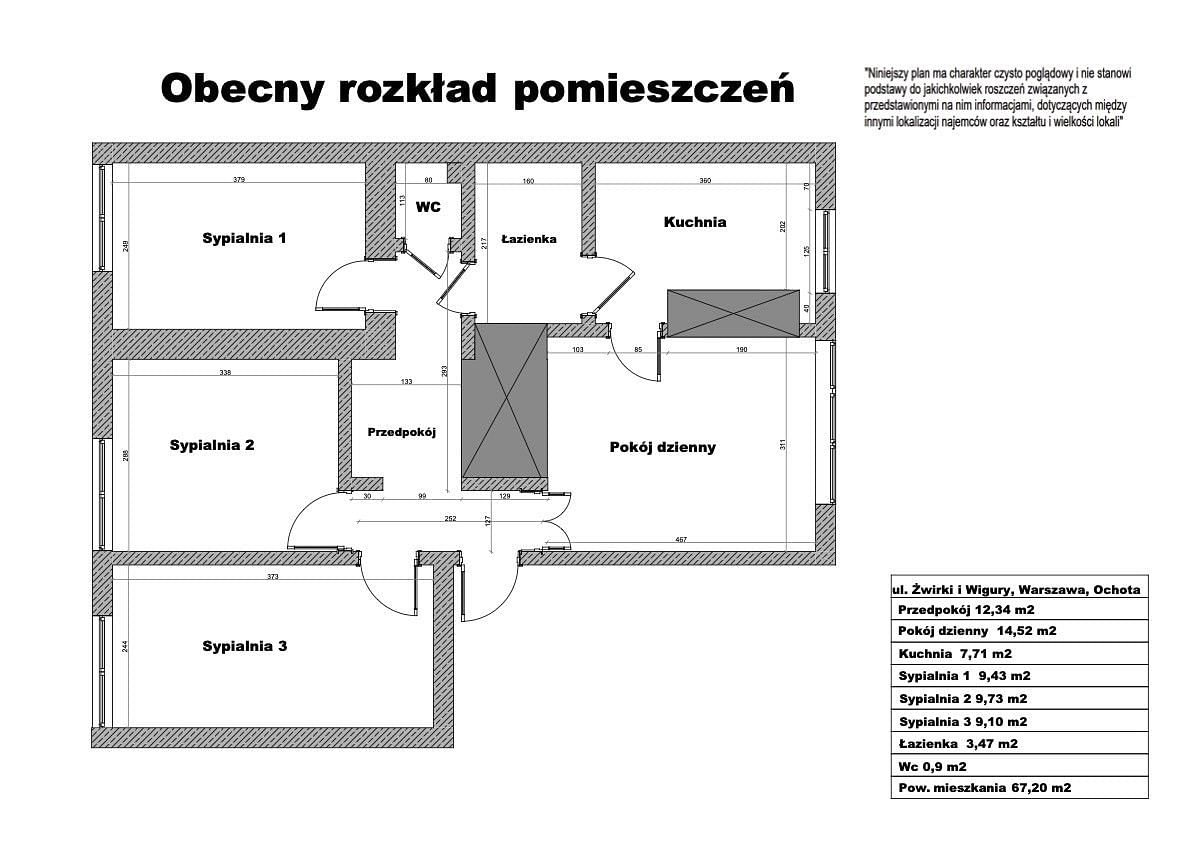 Mieszkanie 4 pokojowe na Sprzedaż