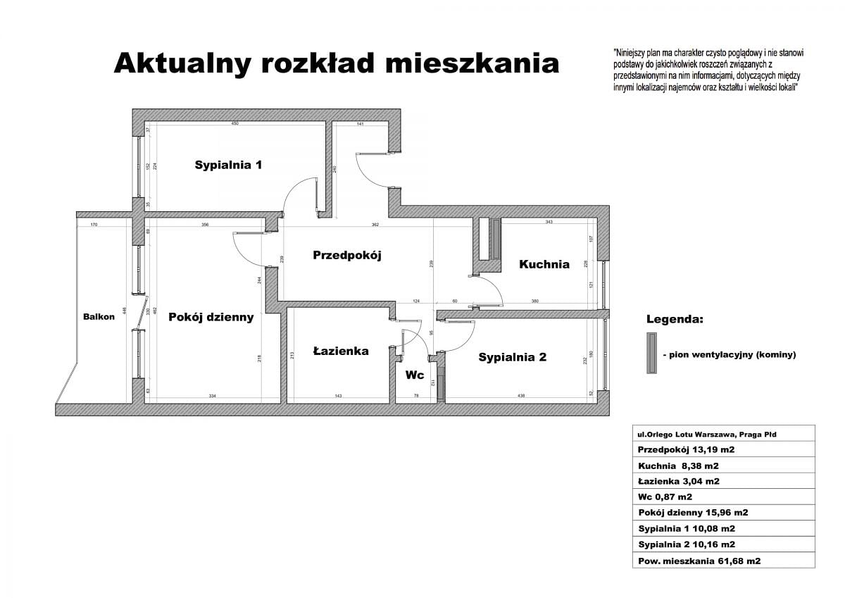 Mieszkanie 3 pokojowe na Sprzedaż