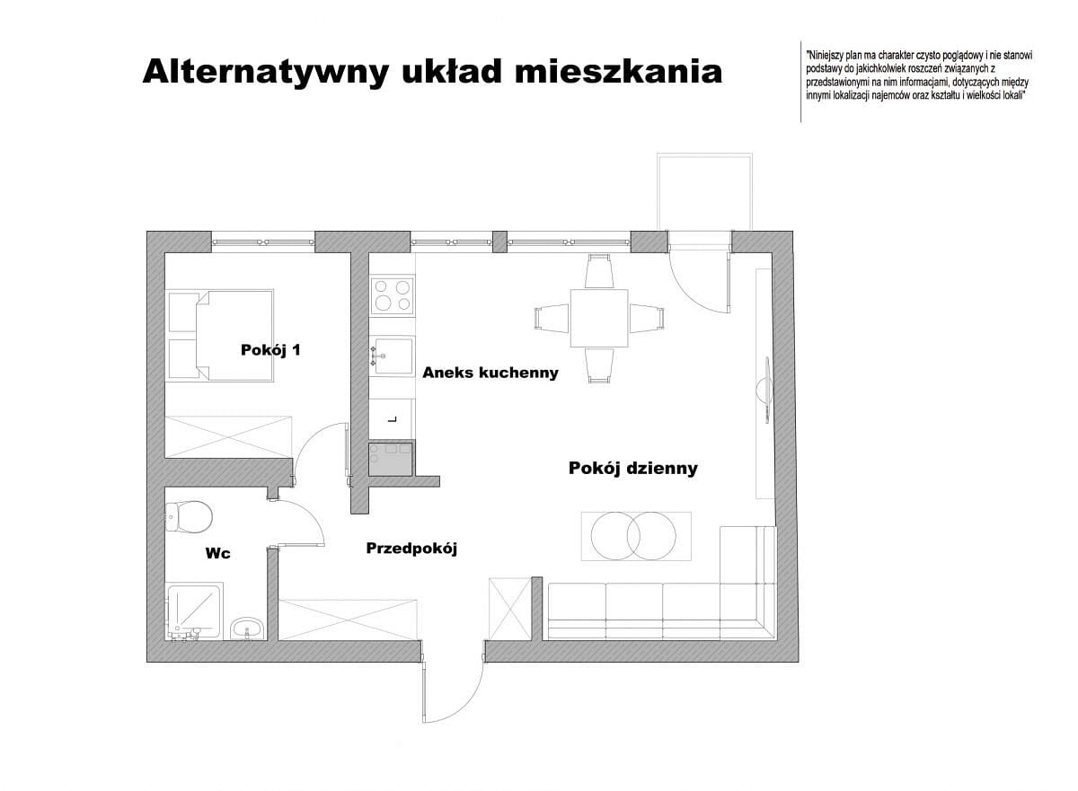 Mieszkanie 2 pokojowe na Sprzedaż