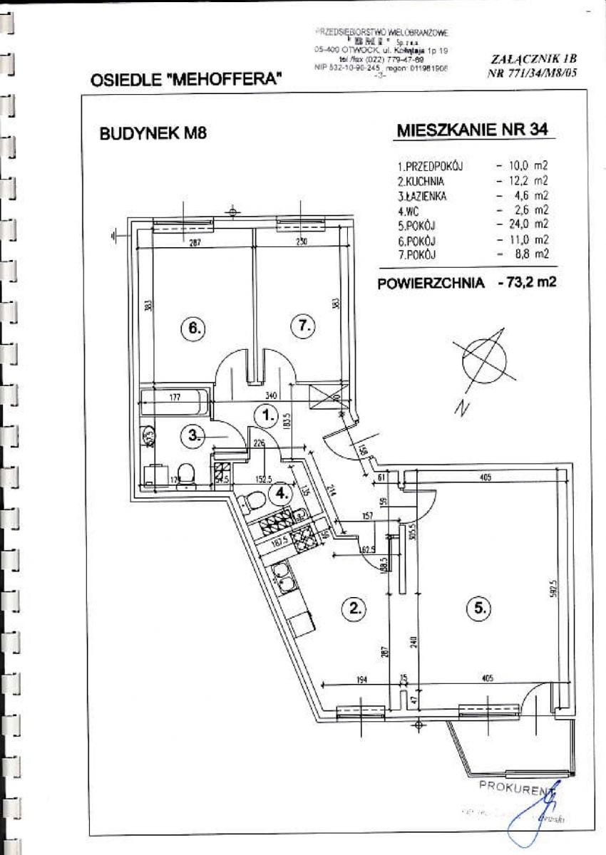 Mieszkanie 3 pokojowe na Sprzedaż