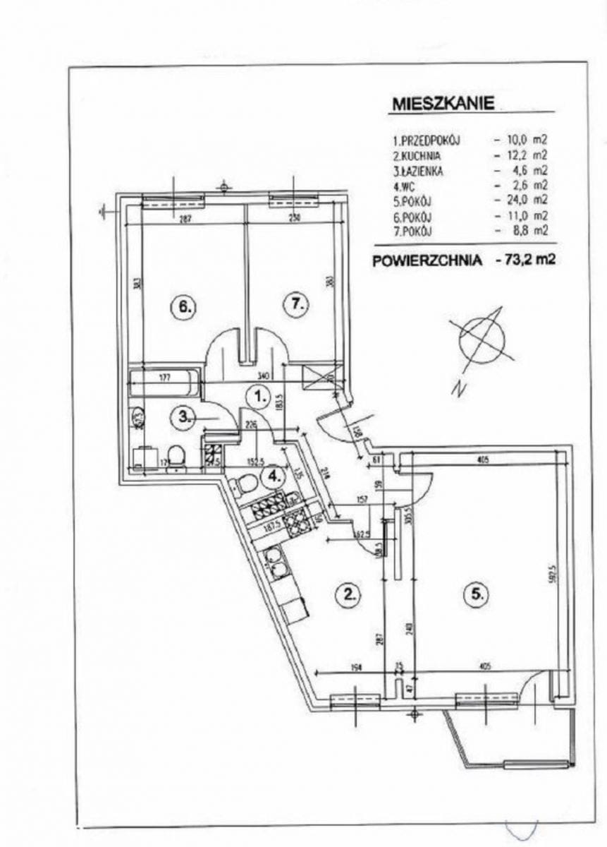 Mieszkanie 3 pokojowe na Sprzedaż
