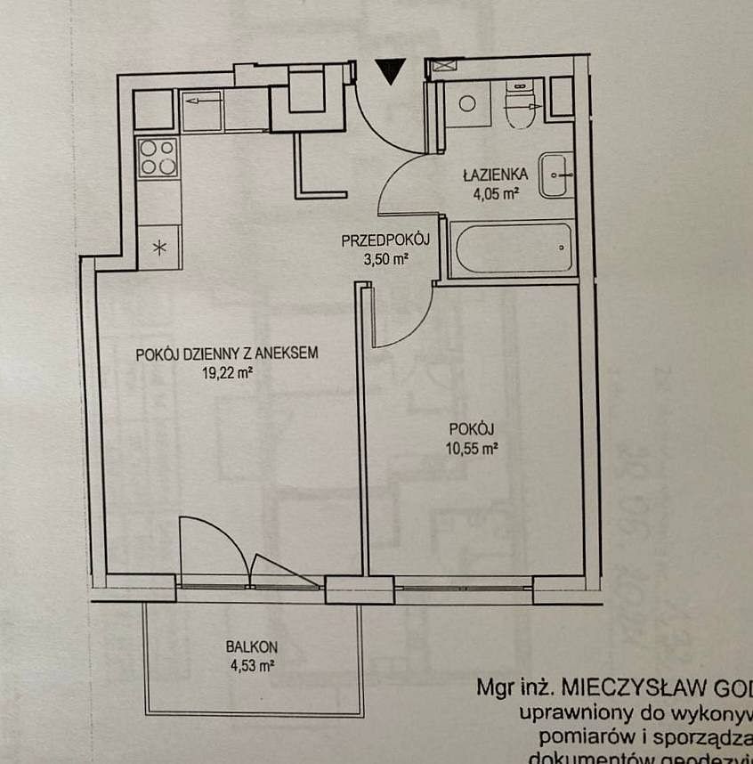 Mieszkanie 2 pokojowe na Sprzedaż