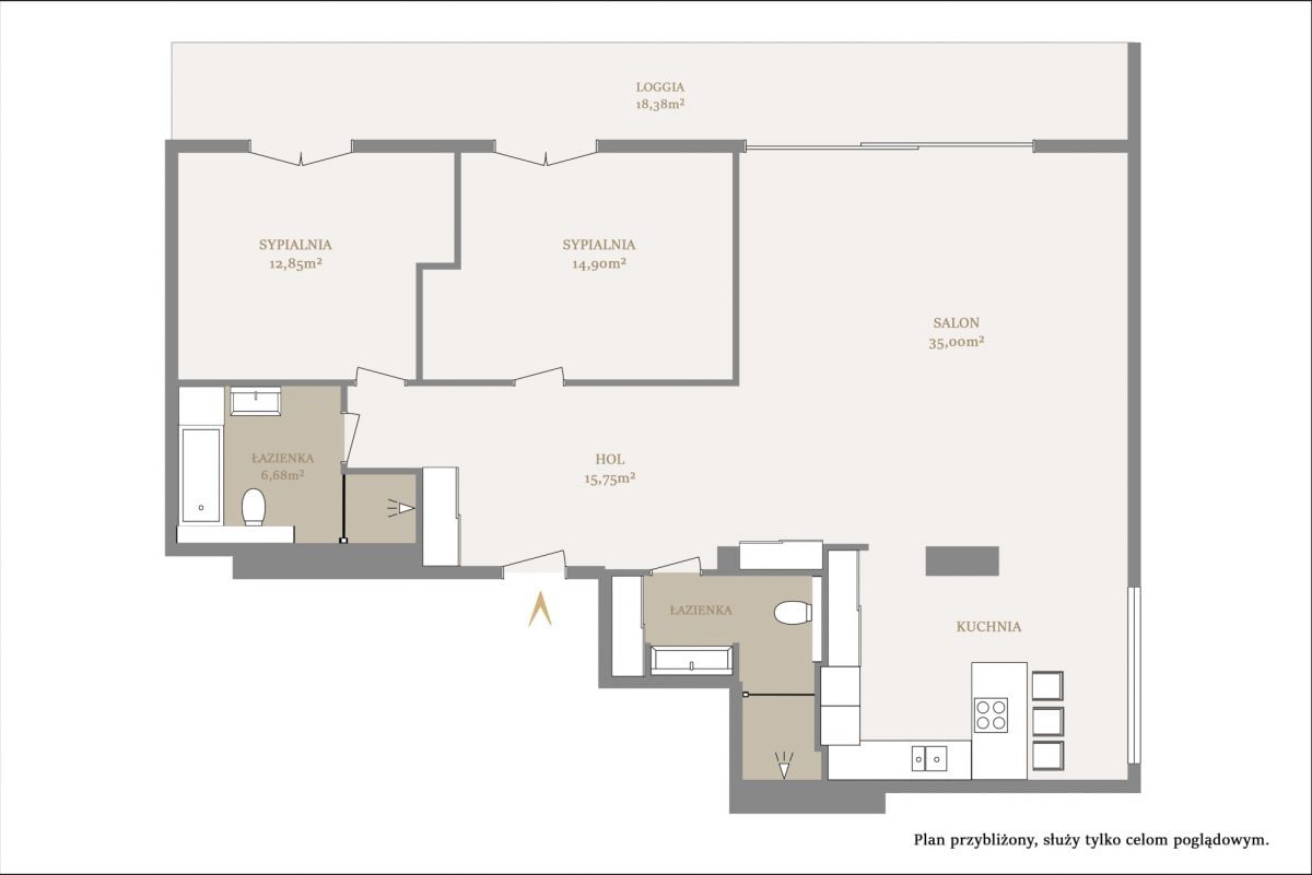 Mieszkanie 3 pokojowe na Wynajem