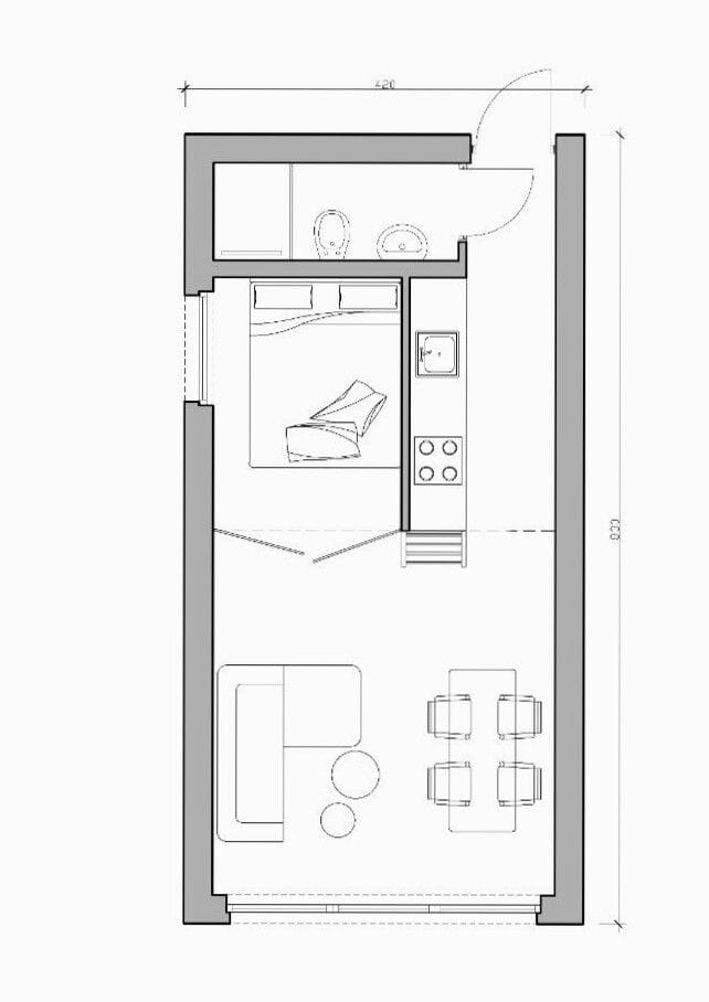 Dom 2 pokojowe na Sprzedaż