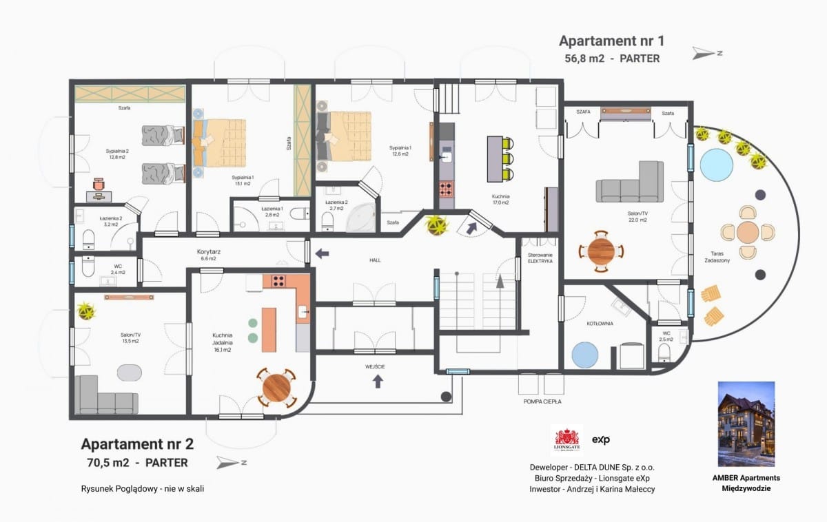 Mieszkanie 4 pokojowe na Sprzedaż