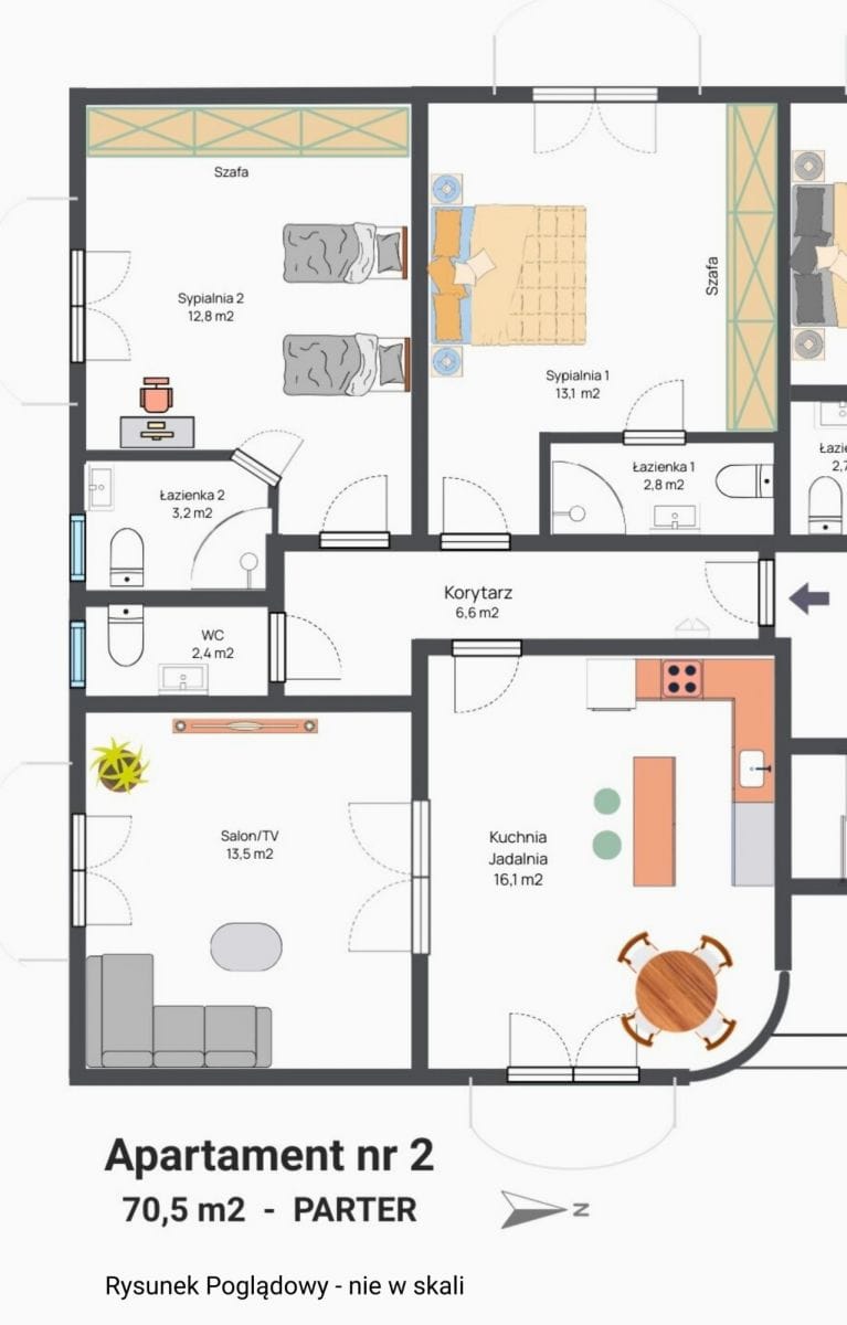 Mieszkanie 4 pokojowe na Sprzedaż