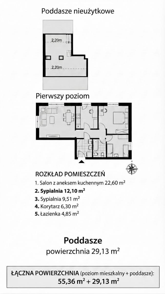Mieszkanie 5 pokojowe na Sprzedaż
