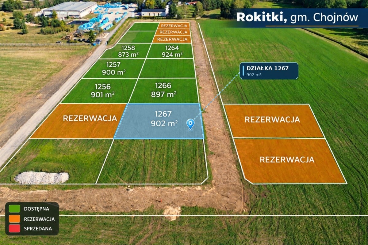 Działka  pokojowe na Sprzedaż