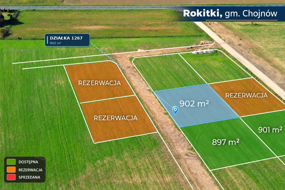 Działka  pokojowe na Sprzedaż