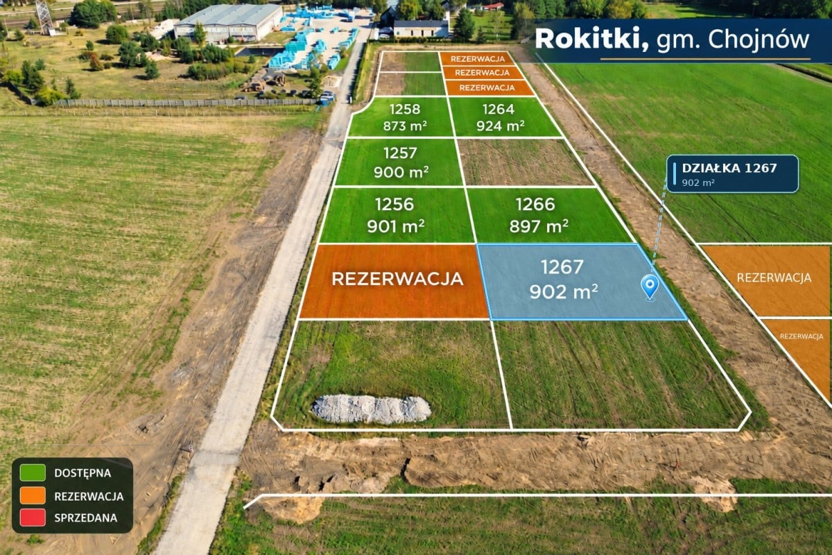 Działka  pokojowe na Sprzedaż