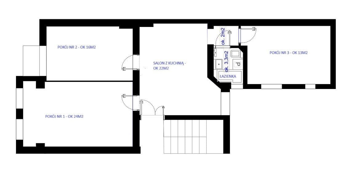 Mieszkanie 3 pokojowe na Sprzedaż