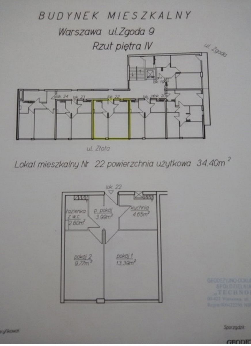 Mieszkanie 2 pokojowe na Sprzedaż
