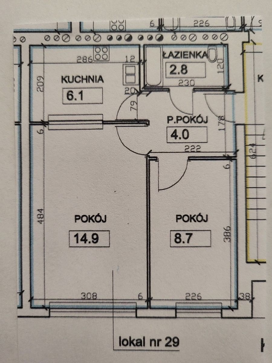 Mieszkanie 2 pokojowe na Sprzedaż