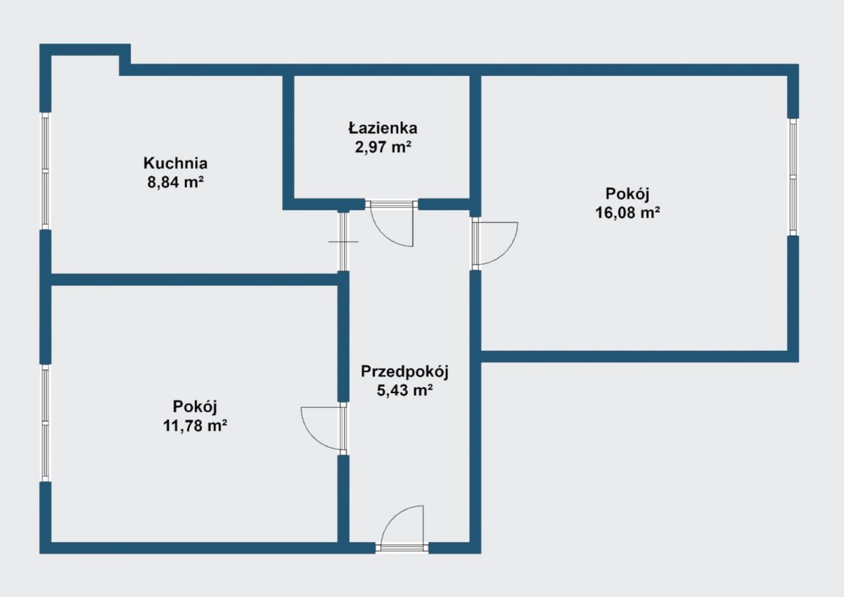 Mieszkanie 2 pokojowe na Sprzedaż