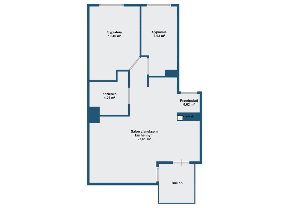 Mieszkanie 3 pokojowe na Sprzedaż