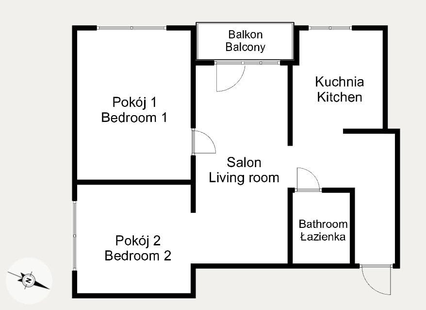 Mieszkanie 3 pokojowe na Sprzedaż