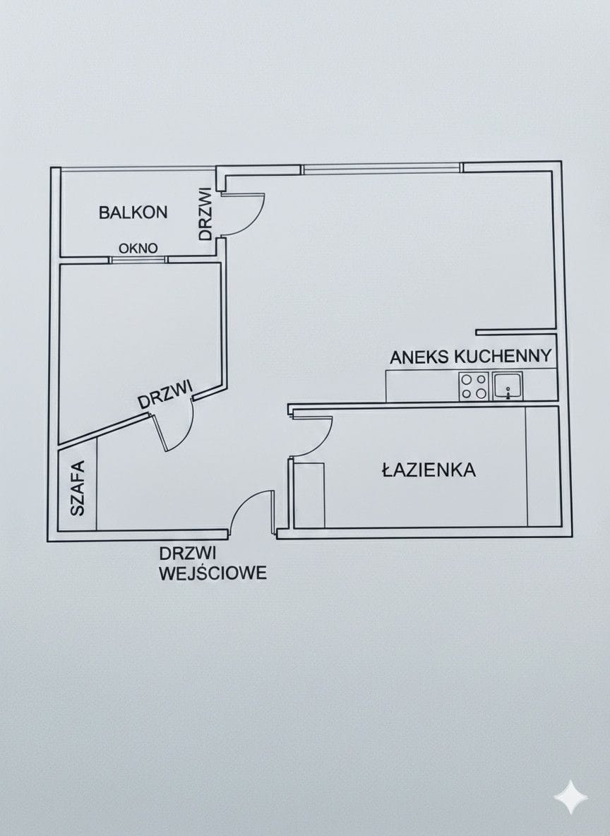 Mieszkanie 2 pokojowe na Sprzedaż