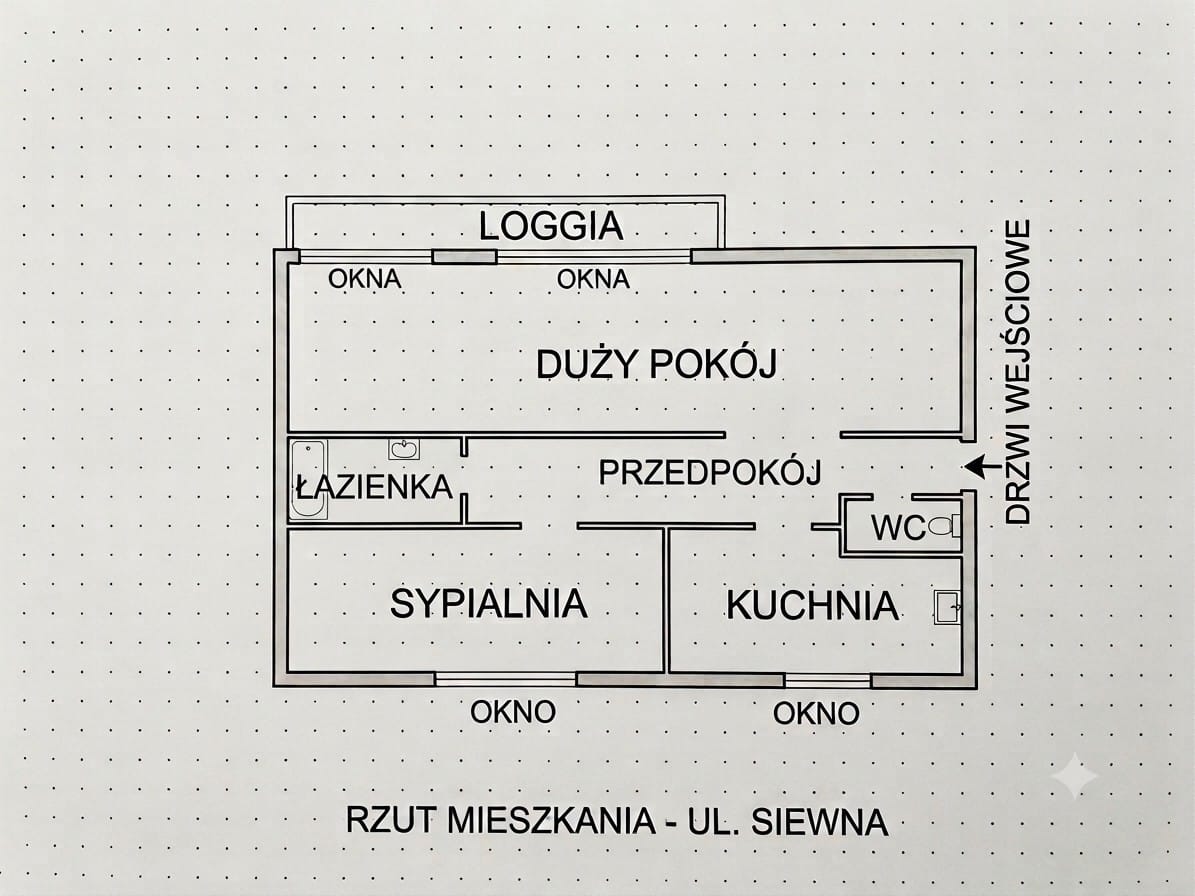 Mieszkanie 2 pokojowe na Sprzedaż