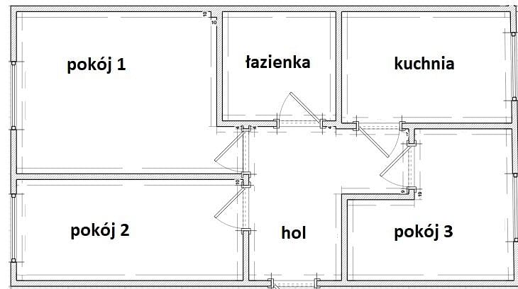 Mieszkanie 3 pokojowe na Sprzedaż