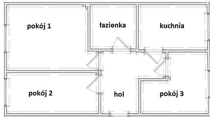 Mieszkanie 3 pokojowe na Sprzedaż