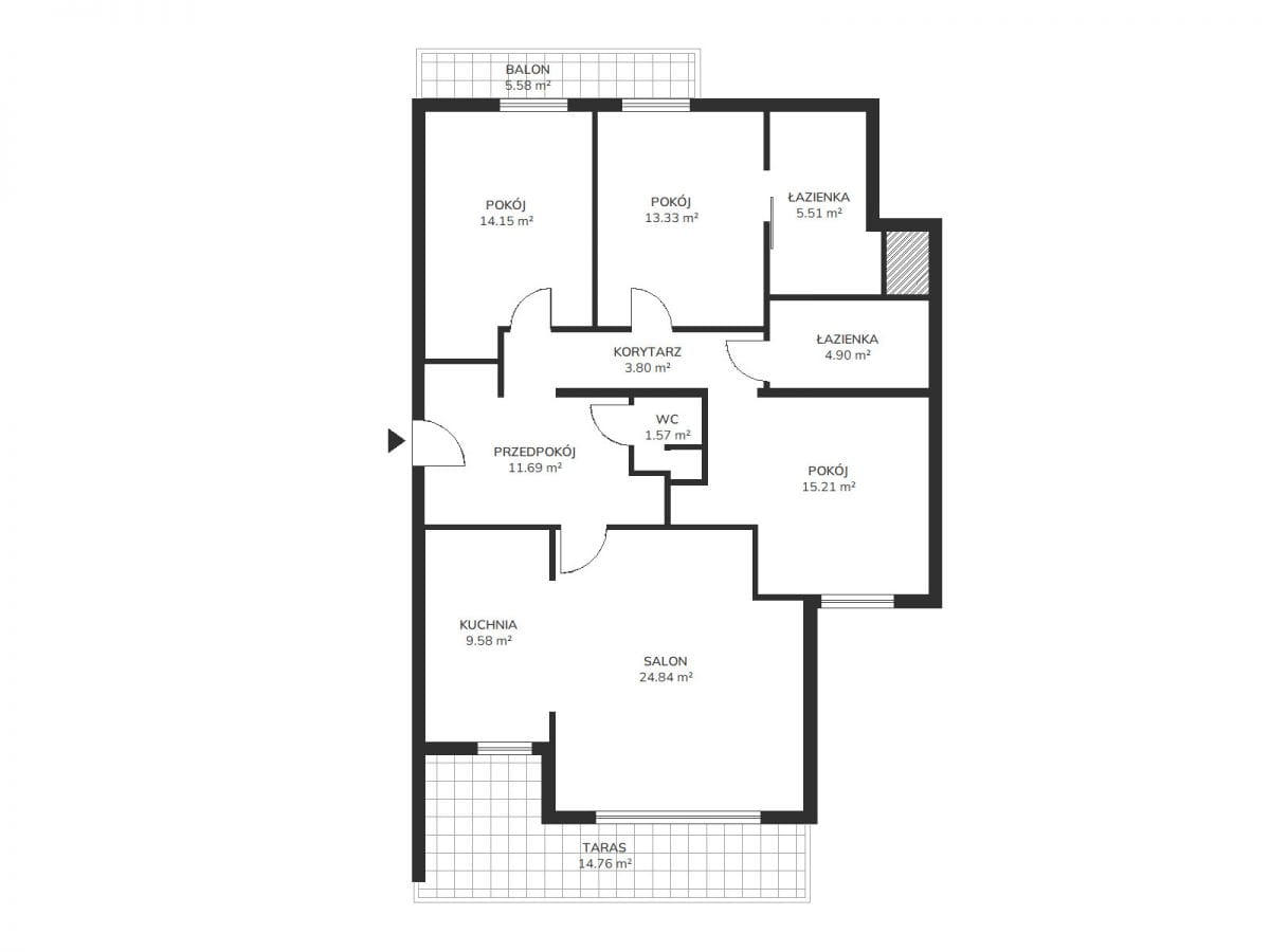 Mieszkanie 4 pokojowe na Sprzedaż