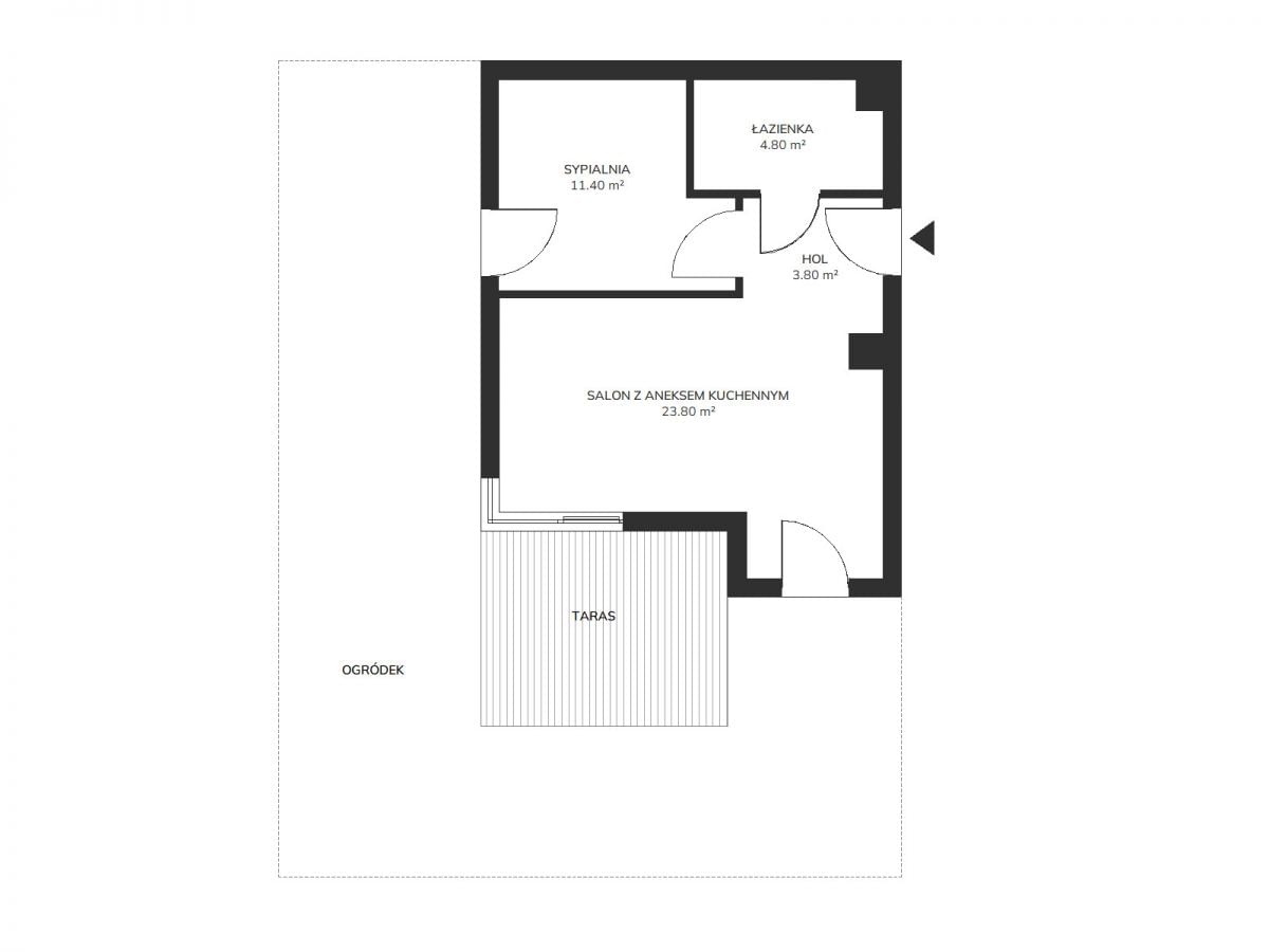 Mieszkanie 2 pokojowe na Sprzedaż