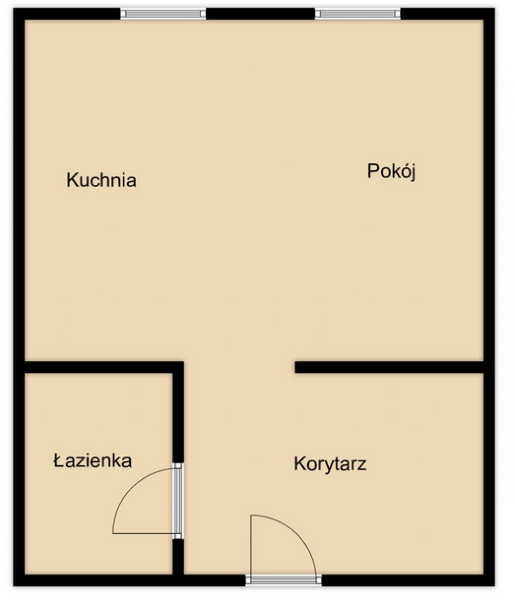 Mieszkanie 1 pokojowe na Sprzedaż