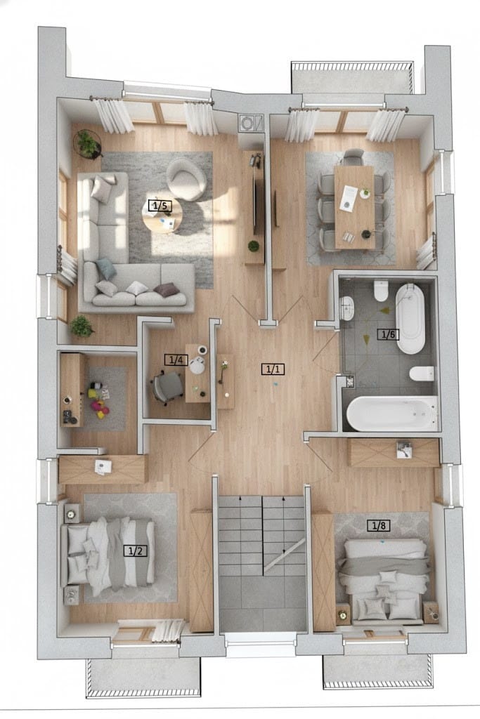 Dom 5 pokojowe na Sprzedaż